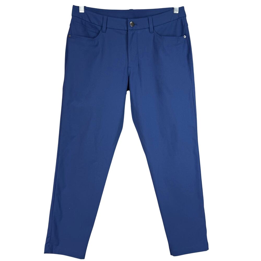 Lululemon ABC Slim-Fit Pant Warpstreme Blue Men's Size 30 x 26 EUC